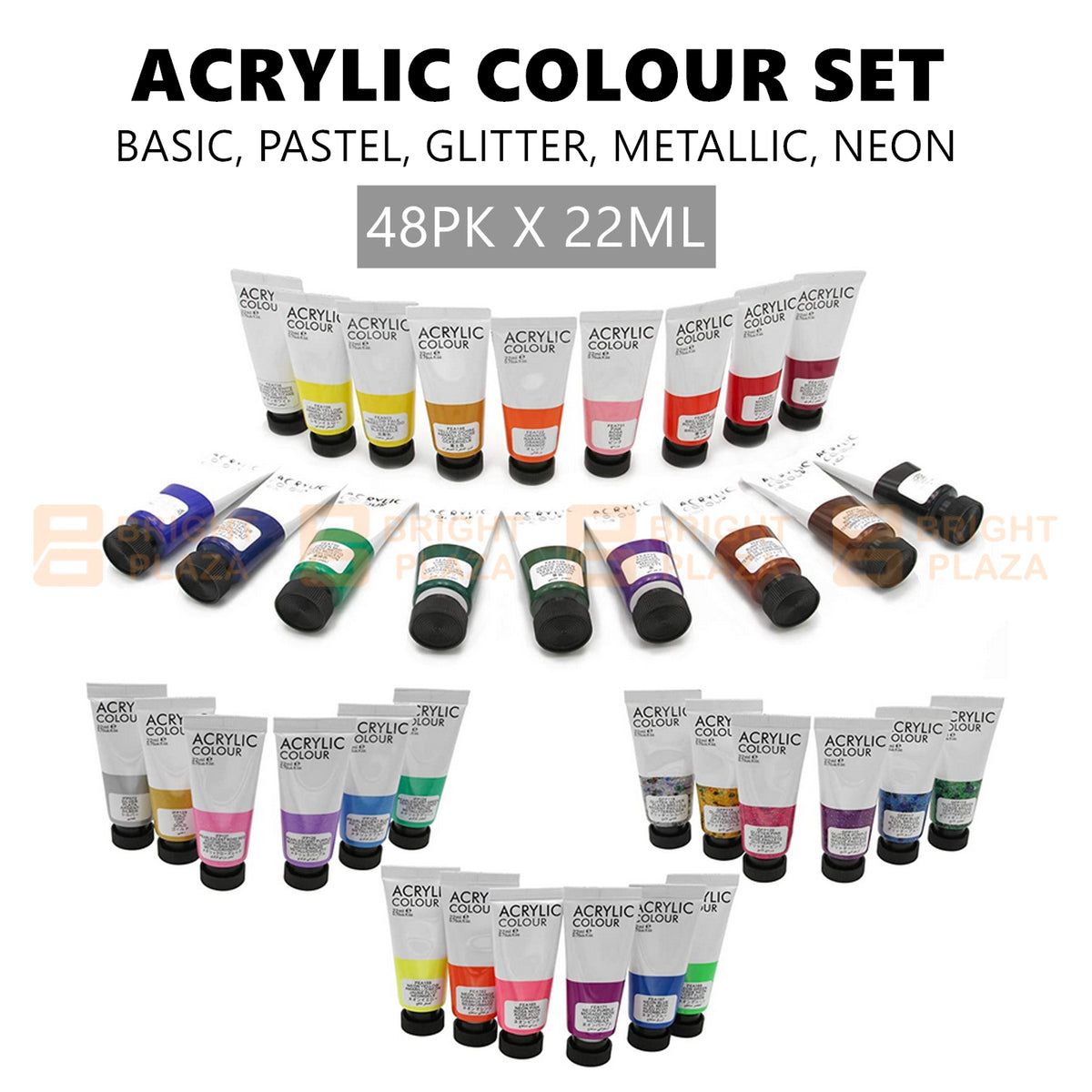 Art Rangers Acrylic Colour Pastel Set (8 x 22ml)