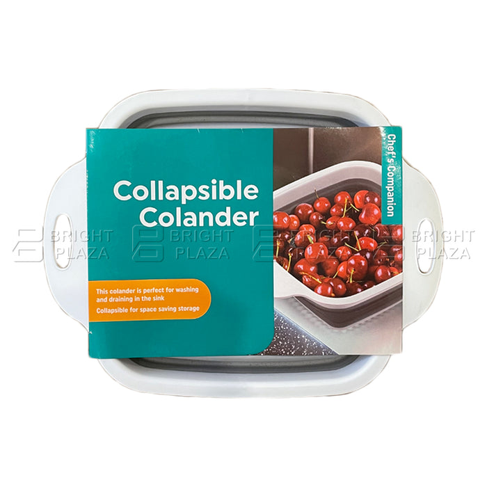 Collapsible Colander Vegetable Fruit Food Kitchen Foldable Strainer Basket Sink Drain