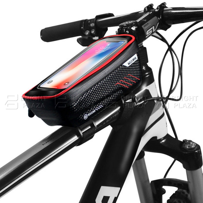 Bicycle Bike Front Frame Tube Cycling Bag Accessories Pouch Phone Holder Case Bags
