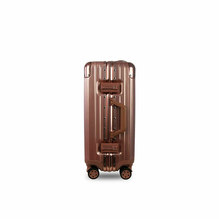 Aluminium Frame Hardcase Suitcase Medium 24" Travel Bag Luggage Trolley Light